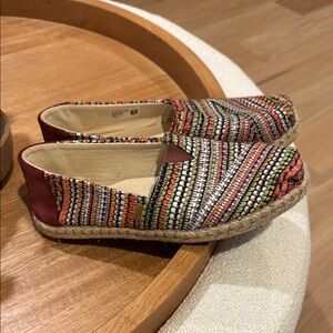 TOMS Multicolor Woven Espadrilles